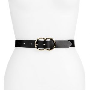 Halogen® Double Ring Leather Belt