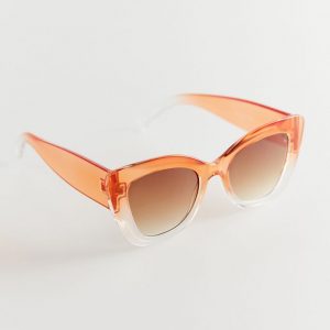Maude Chunky Cat-Eye Sunglasses