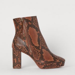 Block-heeled Ankle Boots